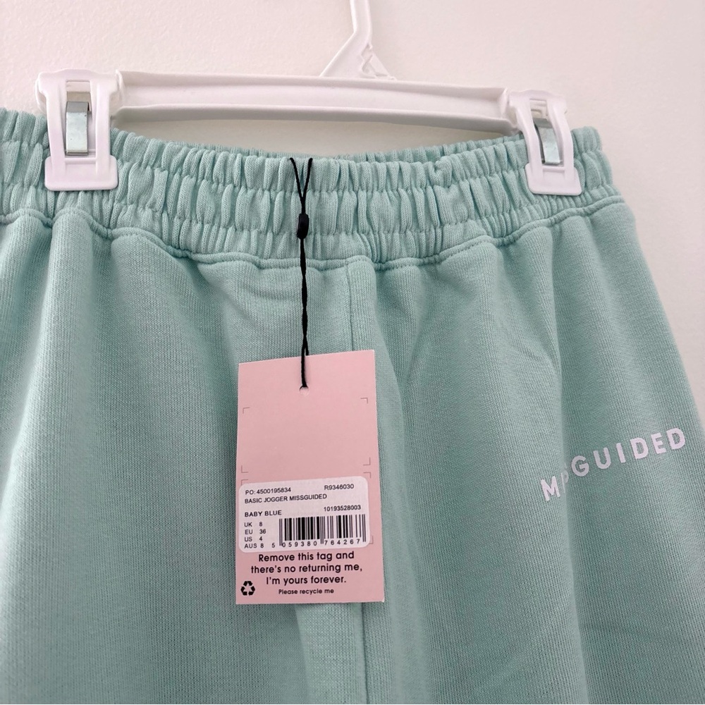 blue basic missguided joggers - Picture 3 of 8